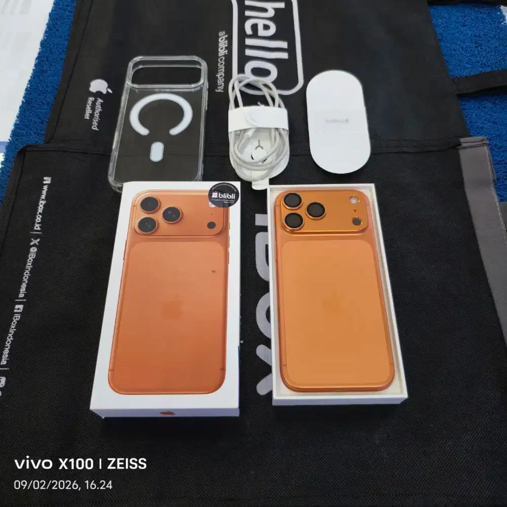 Iphone 17 Pro Max 256gb Pemakaian 3 Bln 99% like new Grs resmi blibli