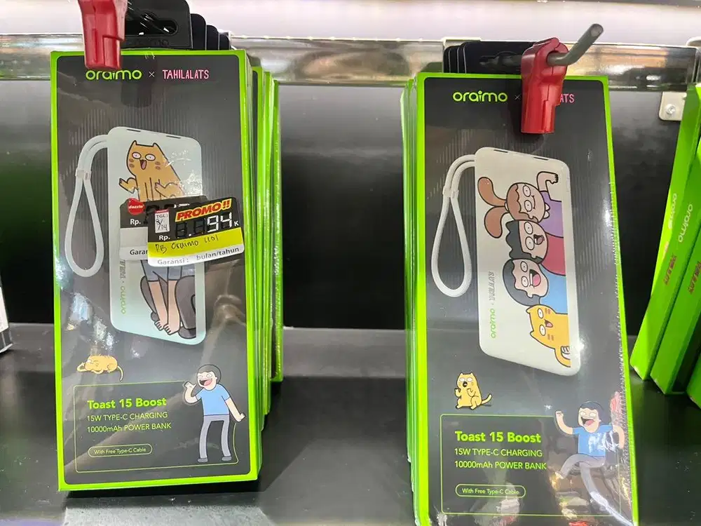 Powerbank Oraimo x Tahilalats 10.000mAh 15 Watt OPB-1101