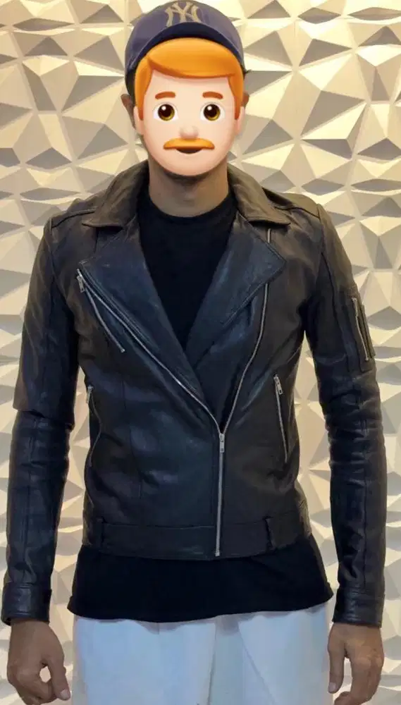 Jaket Kulit 6 Bullet Leather Size M Women