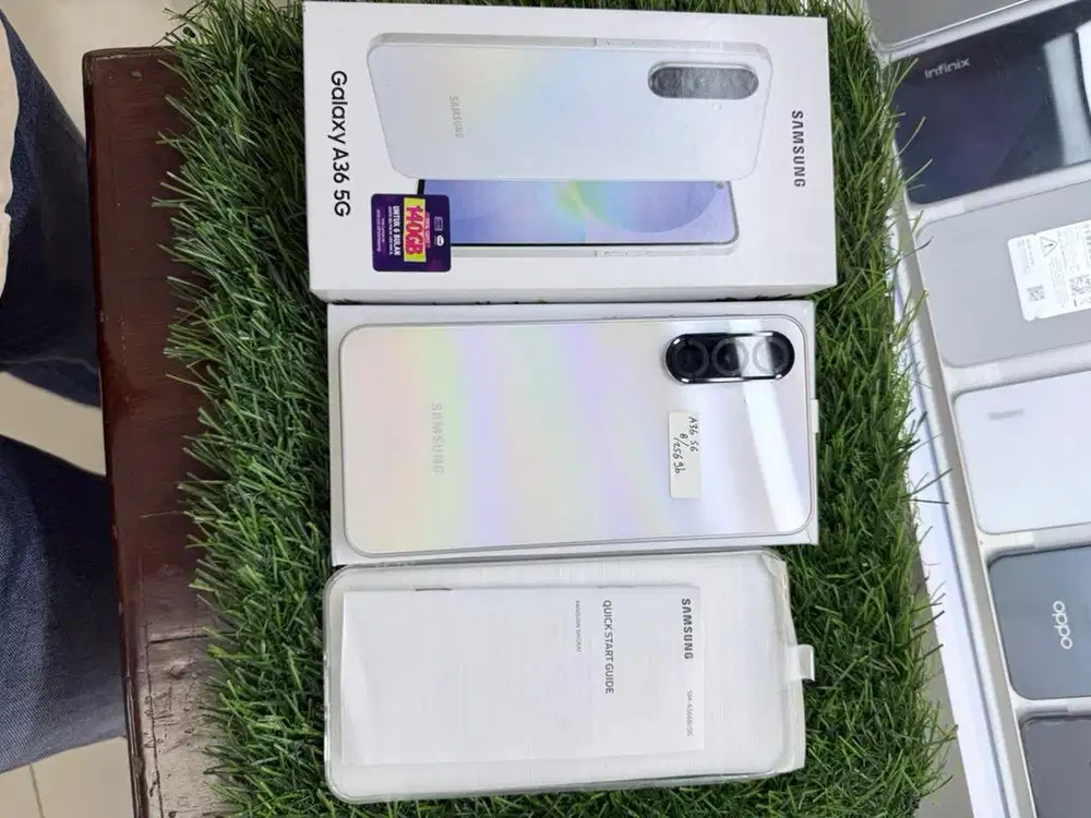 Samsung A36 8/256 putih fullset adaptor carger garansi resmi on