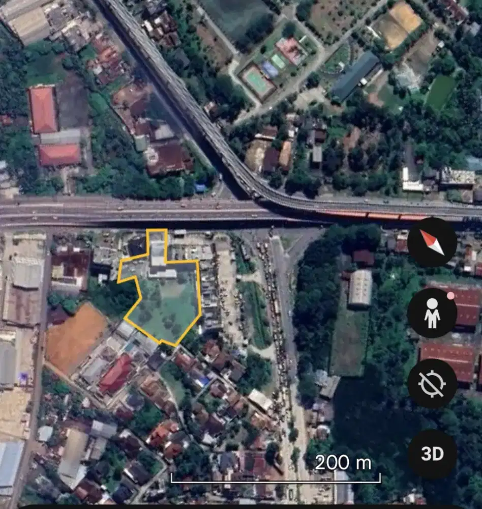 Tanah 4200m2 dekat bandara dan KFC