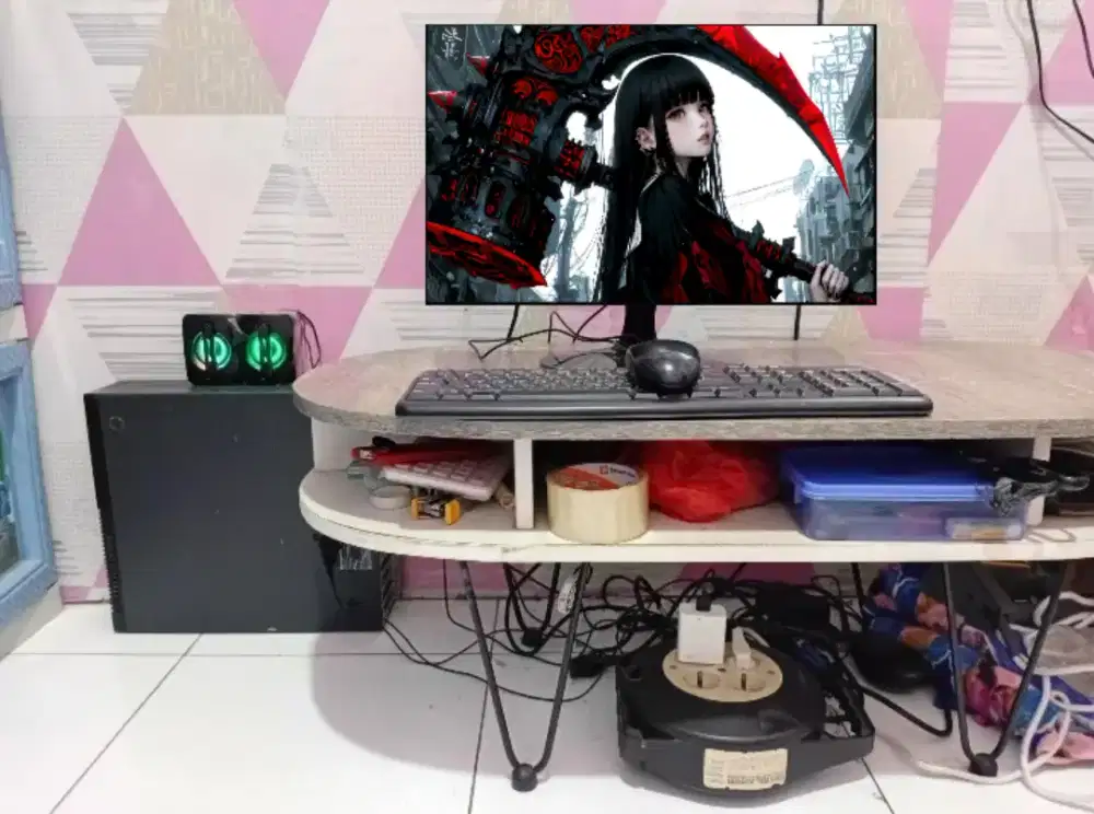 PC GAMING DESIGN + LCD + RAM 8 GB + VGA 1 GB + HD 500 GB + GAMES APP