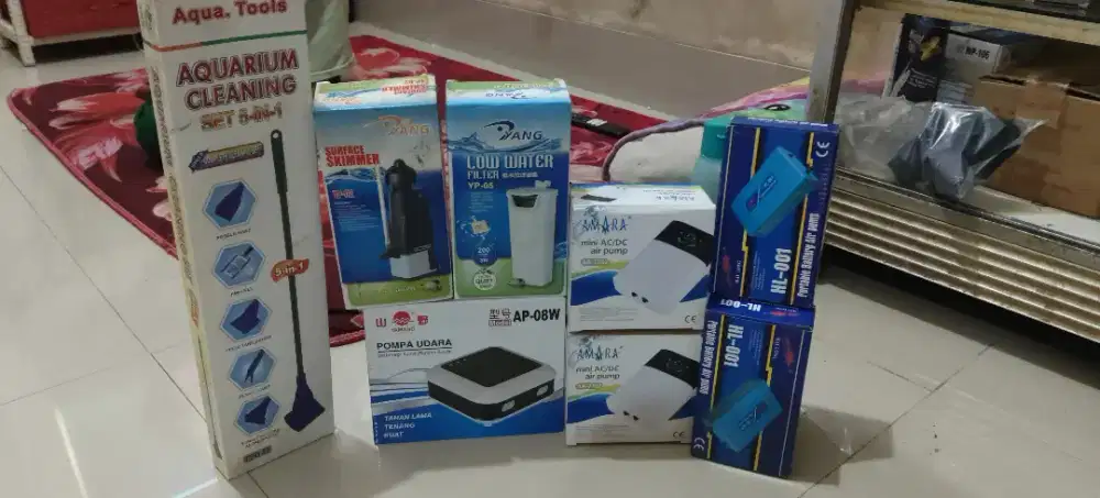 Jual borong peralatan aquarium