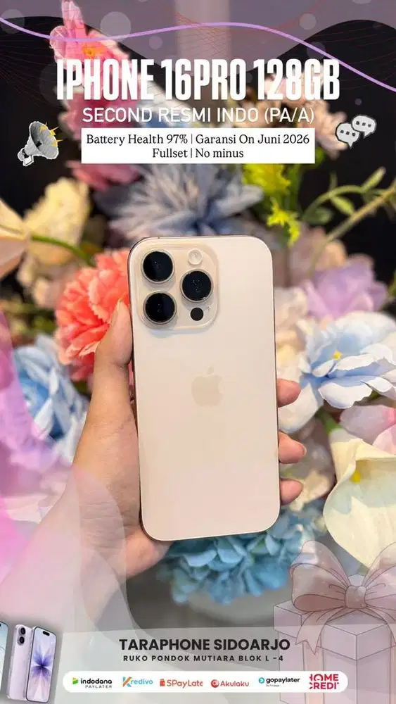 IPHONE 16 PRO 128GB SECOND