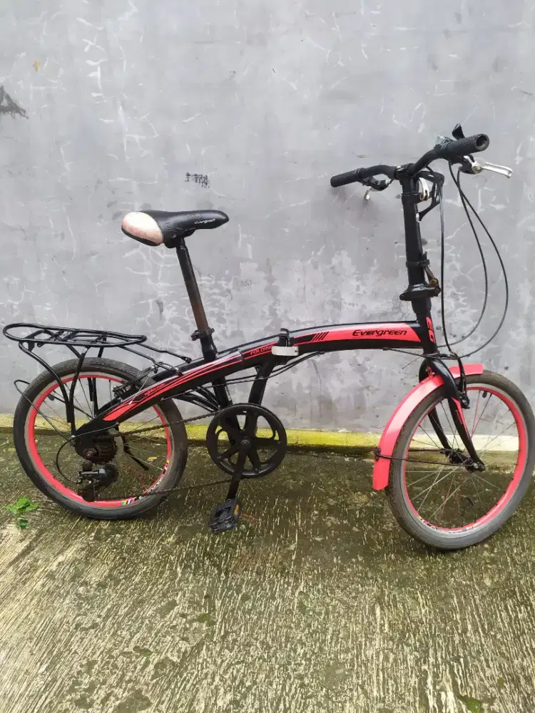 Sepeda lipat evergreen 20in shimano