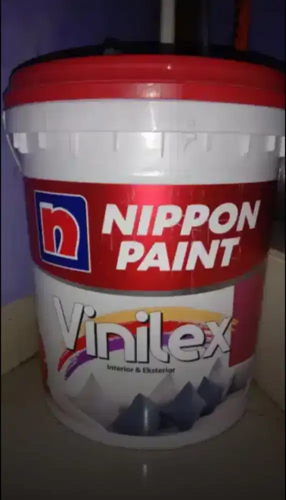 Jual cat tembok vinilex warna putih 1 pail