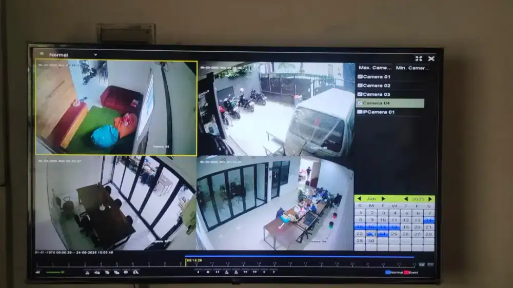 Paket cuma 3jt pasang baru 4 camera 2mp hilook free