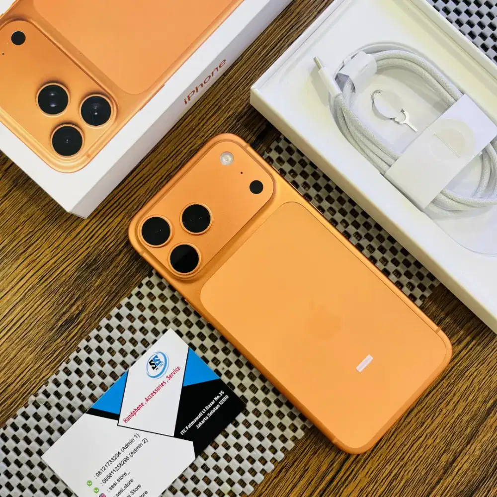 Iphone 17 promax 256gb orange gransi panjang !!
