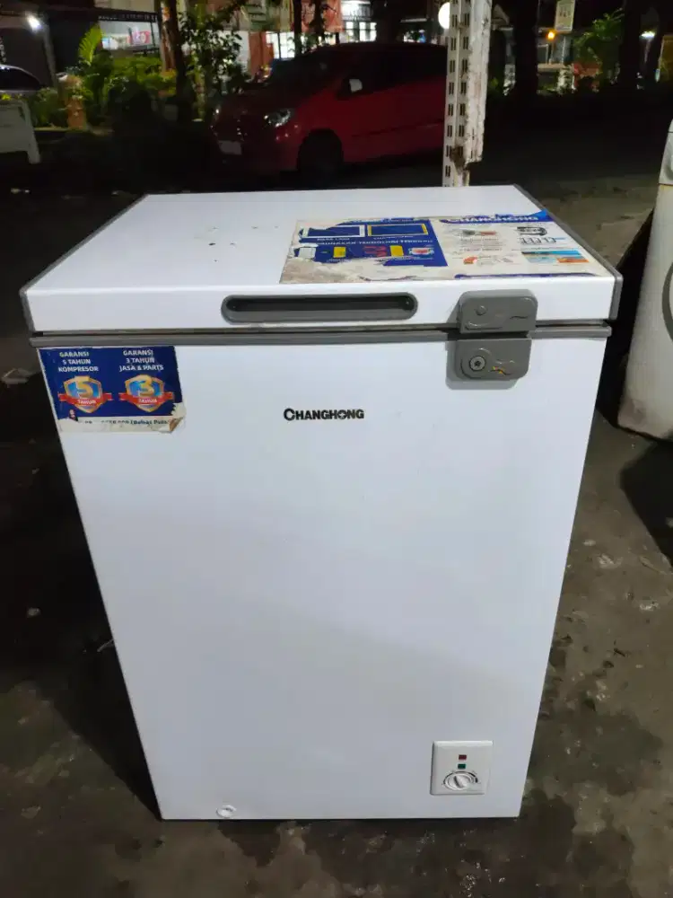 Frezer bok Changhong 100 liter normal orisinil siap cod