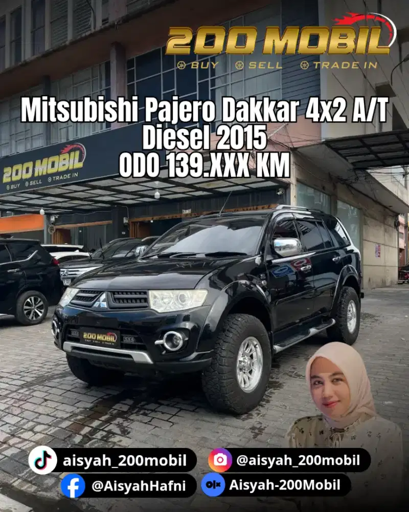 Mitsubishi Pajero Sport Dakkar 4x2 A/T 2015 Diesel