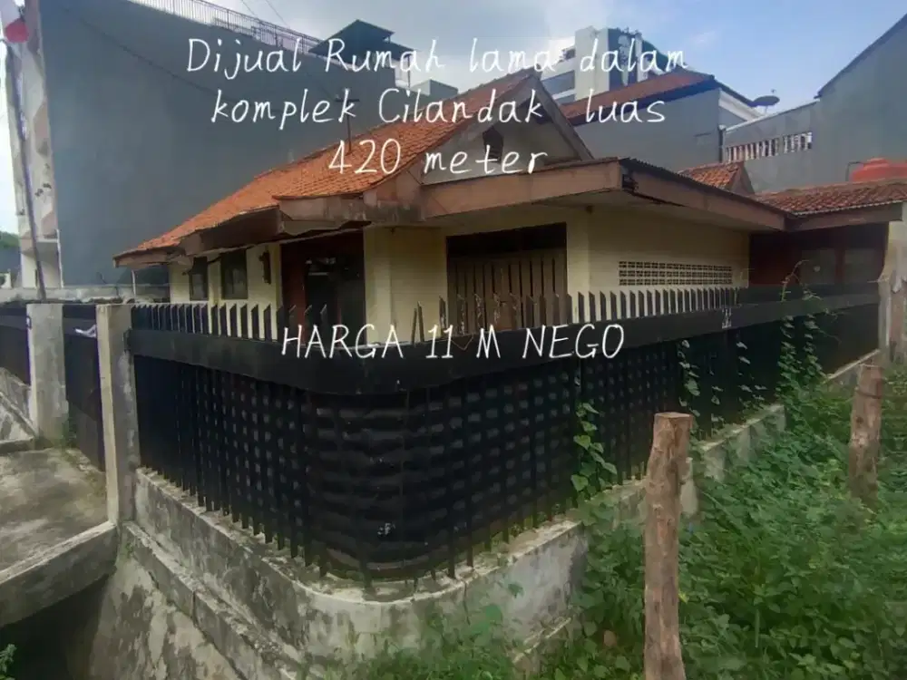 Dijual Rumah Tua dalam Komplek – Cilandak, Jakarta Selatan