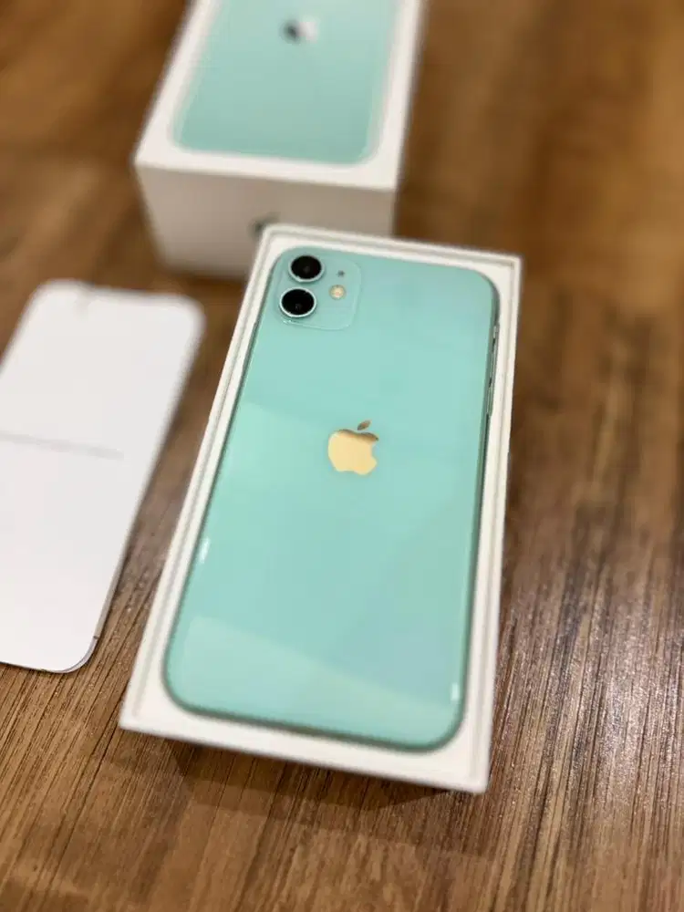 Iphone 11 256GB hijau mulus ibox