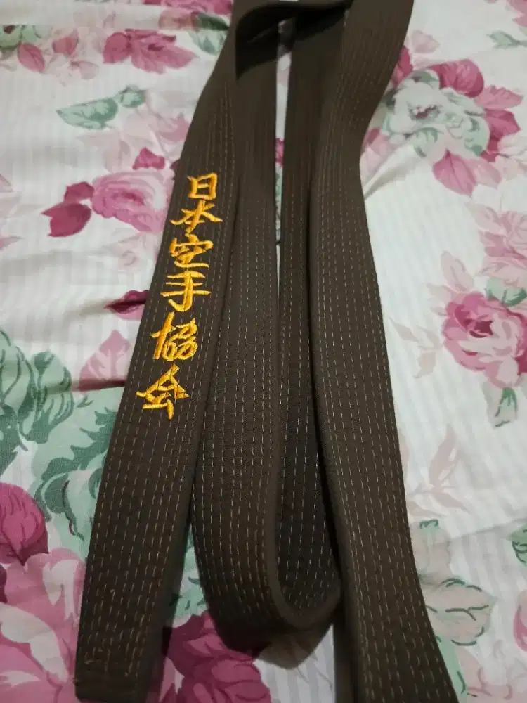 sabuk coklat tebal tanpa merek panjang 2 meter