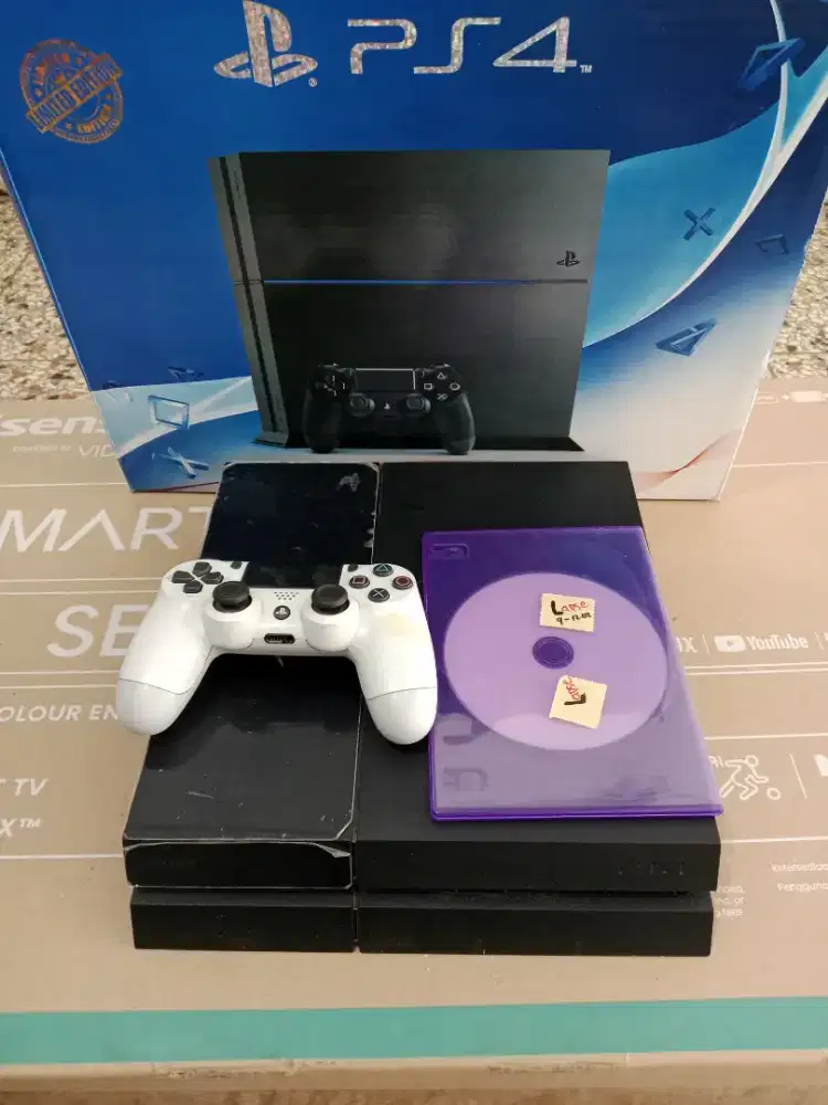 PS4 9 1TB Fullgame Murah 12 Fat Pro Slim 500GB 3 Hardisk 9.00 Bekas