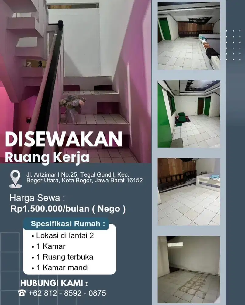 Disewakan ruang usaha