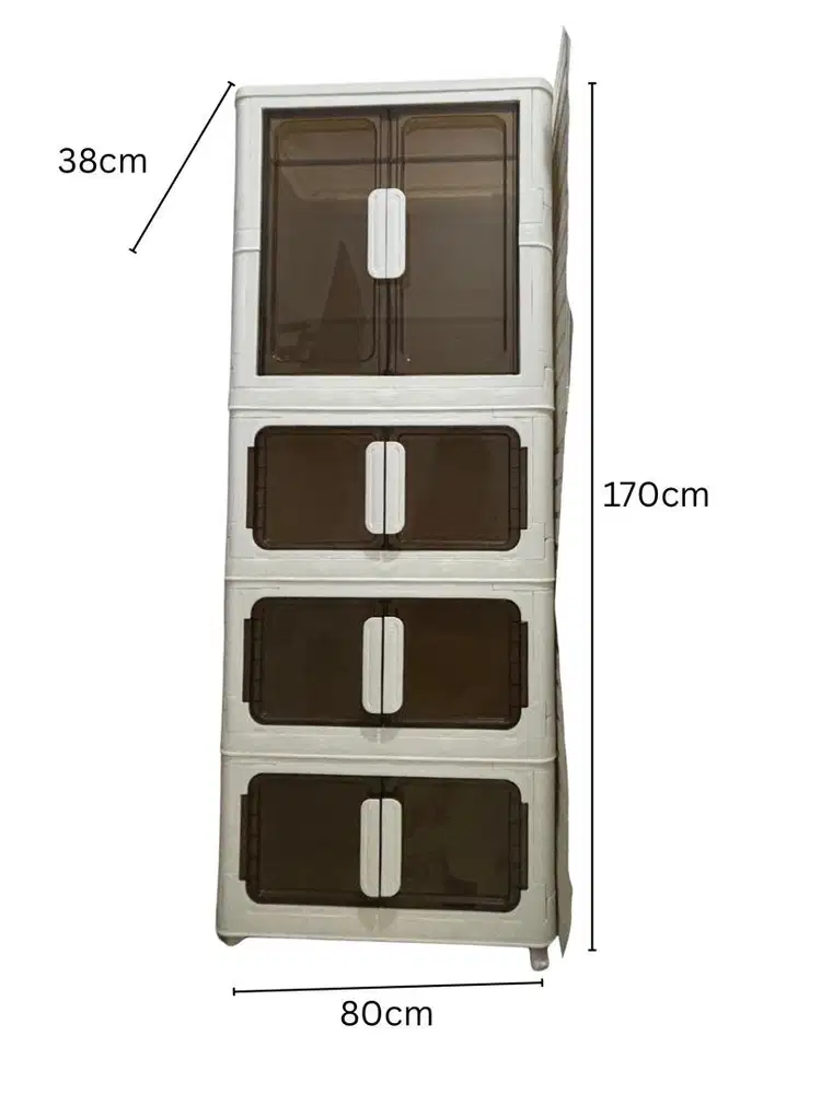 Rak / Lemari Susun Transparan
