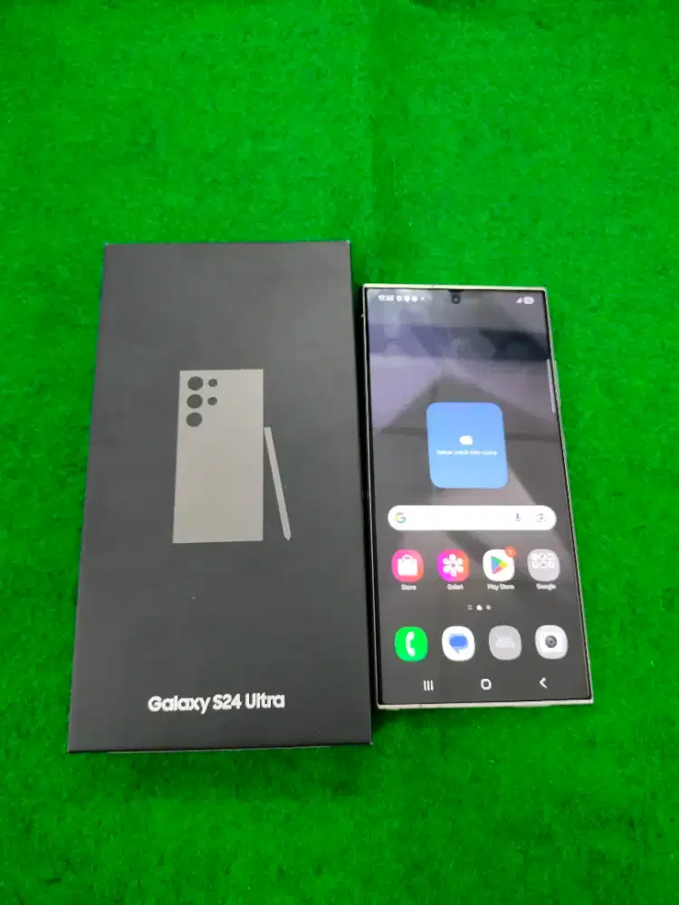 samsung S24 ultra ram 12/256gb lengkap mulus