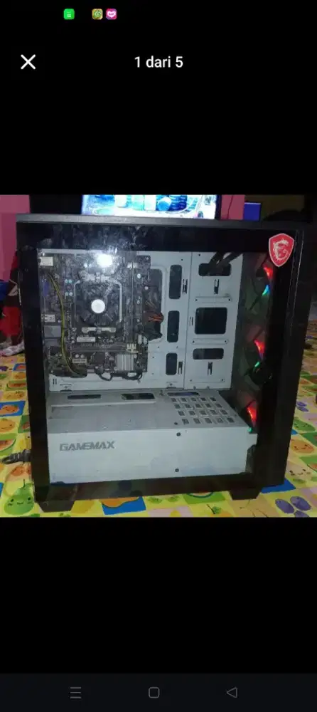 PC Custom Casing Gaming Spek Standart