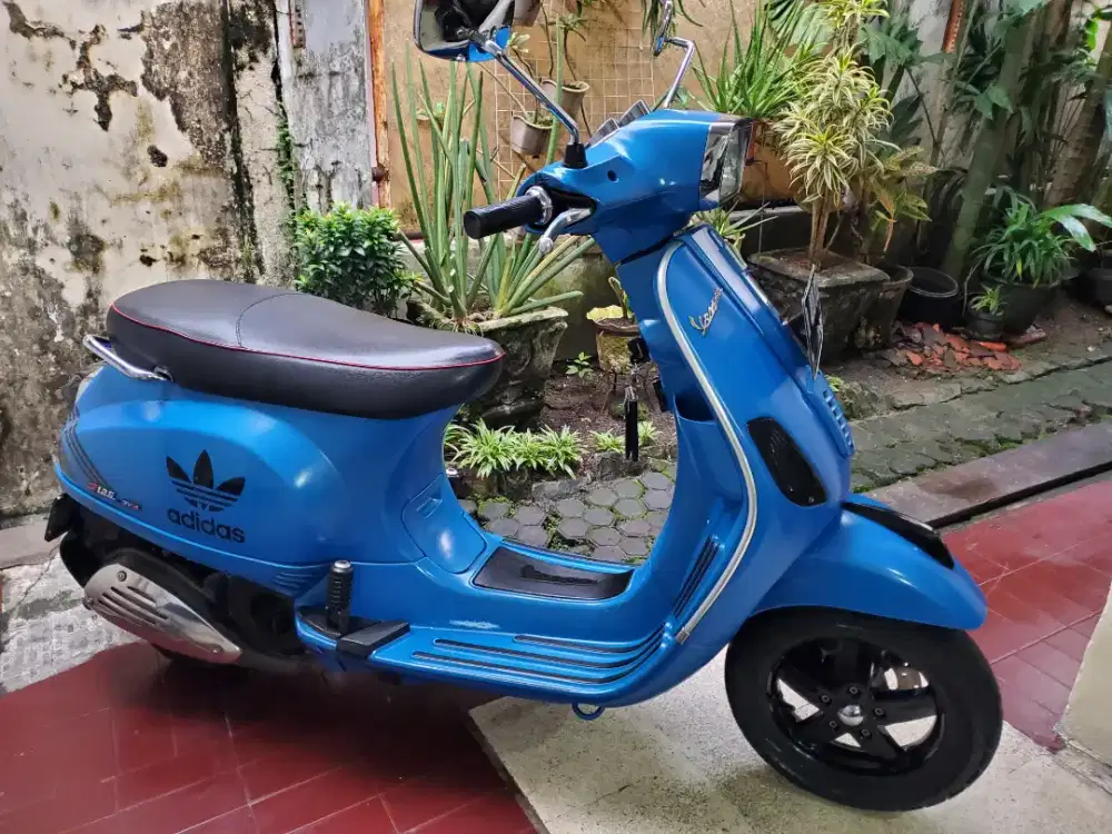 Vespa S125 Iget Biru 2016 Full orisinil.