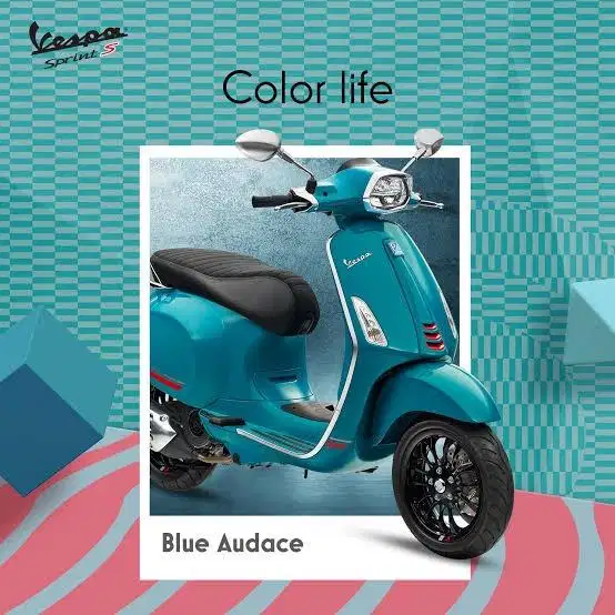 Vespa Sprint S 2022 - Blue audace, Km 16.000+