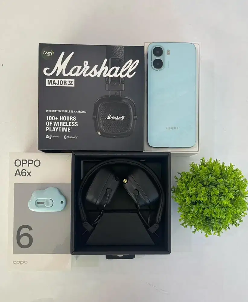 OPPO A6x RAM 8/128 EKSLUSIF TEBUS MURAH MARSHALL 199RB