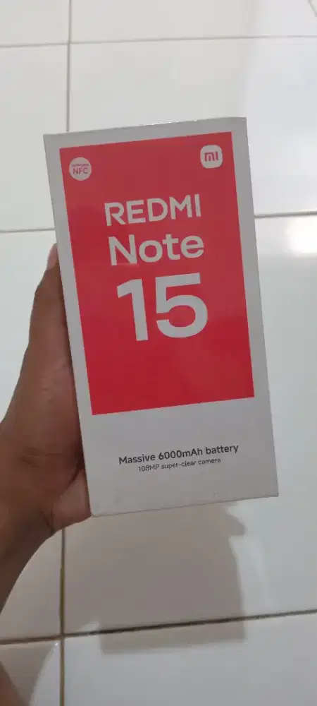 Dijual cepat REDMI NOT 15 series. New segel