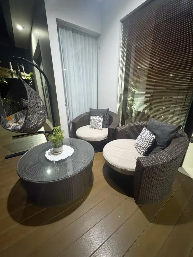 Sofa Rattan Sintetis