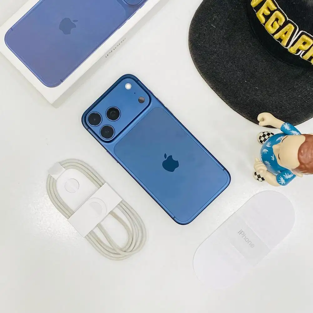 Second iPhone 17 Promax 256 Gb space deep blue beacukai All operator