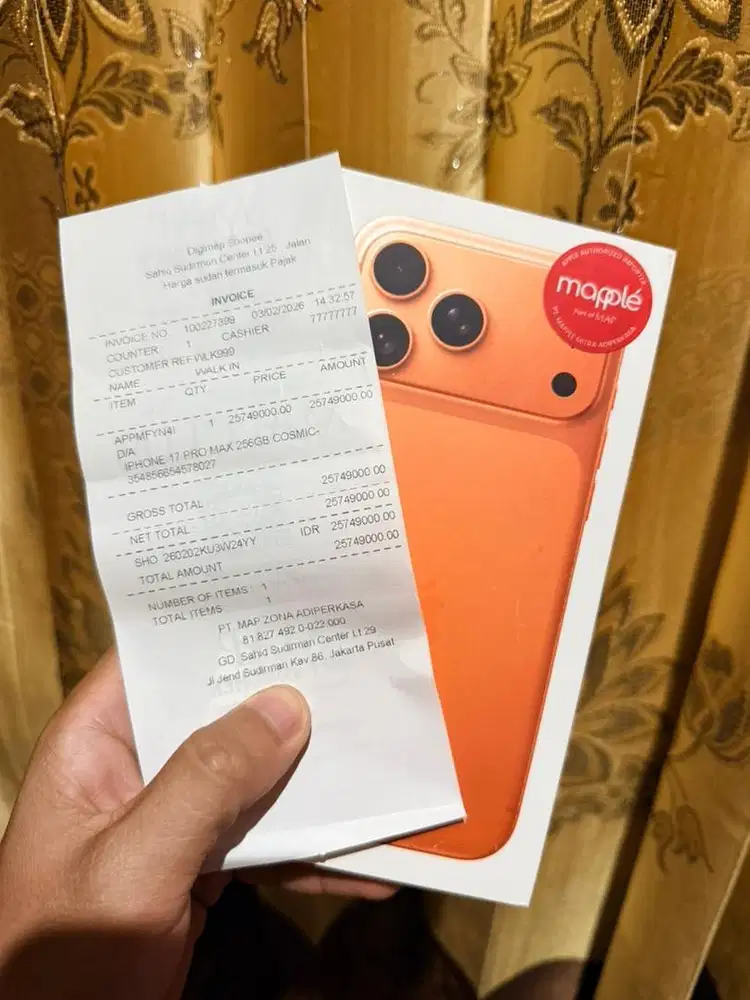 Iphone 17 promax 256gb baru