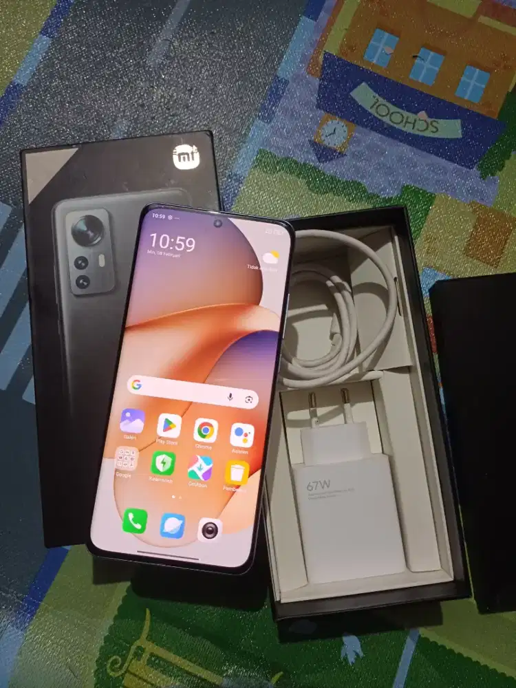 Mi 12 8/256gb (5G) fullset ori bisa tt/mahar