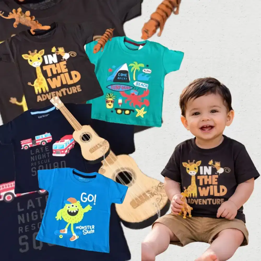 Baju anak umur 1 tahun baru motif lucu lucu cocok buat si kecil