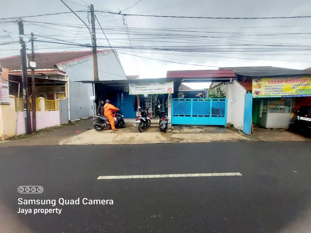 Rumah + kios di pinggir jln raya rumdis AL jatirangga kranggan LT.342m