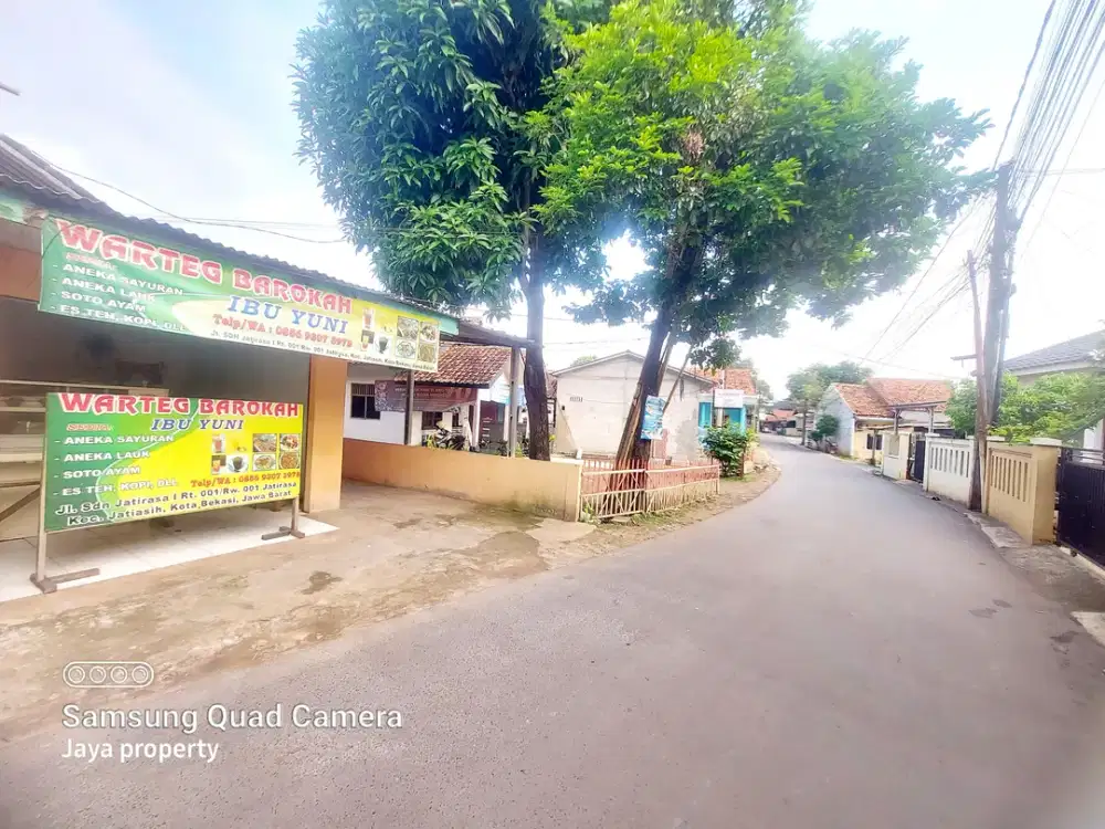 Lahan kosong bonus bangunan 1 kios & 4 pintu kontrakkan di jatiasih
