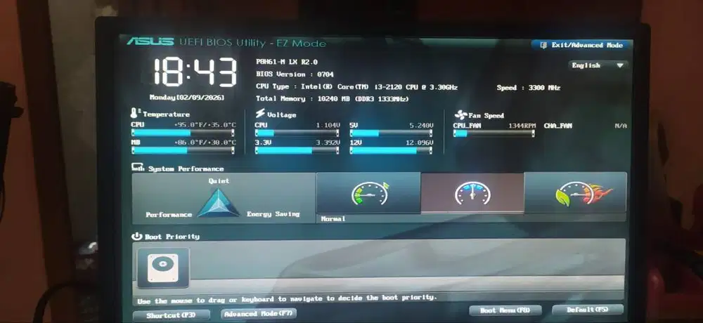 Dijual Cepat Kompuer i3