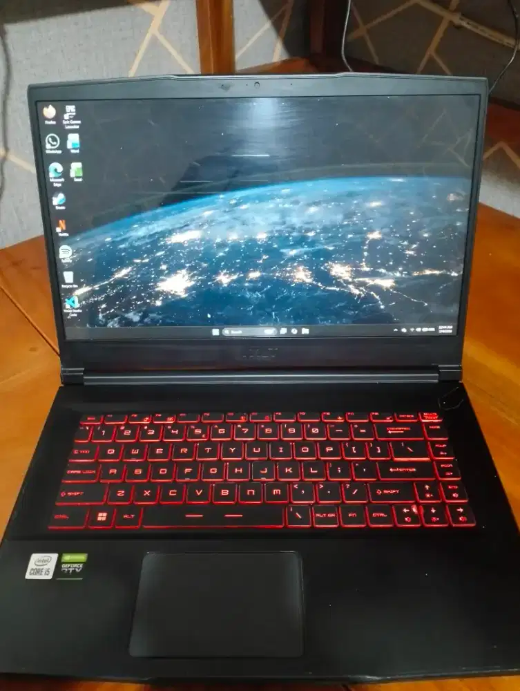 Laptop Gaming MSI GF63 Thin 10UC – i5 Gen 10 | RTX 3050 | RAM 16GB