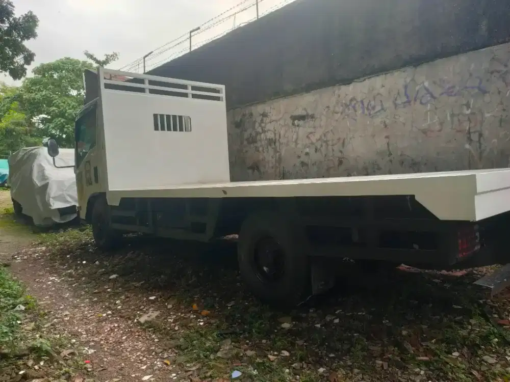 Isuzu elf engkel long 2022 Los Bak Istimewa gress full orisinil