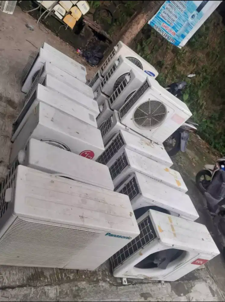 Menerima jual AC bekas AC rusak, satuan atau borongan