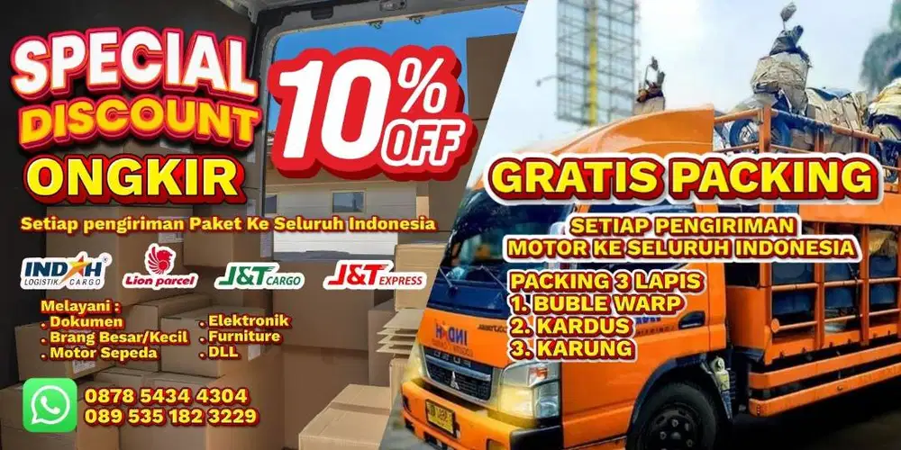 Jasa Kirim Motor dan Paket (Gratis Jemput)