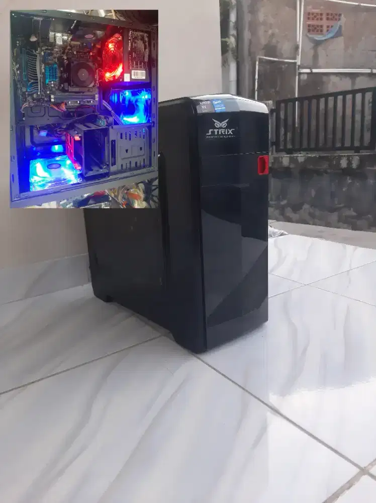 CPU KOMPUTER AMD PHENOM II HDZ555 RAM 8GB HDD 500Gb VGA ASUS GT210