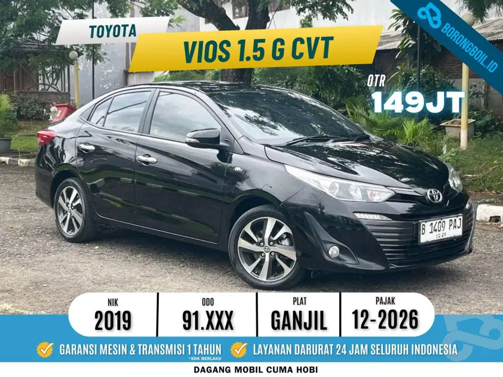Toyota Vios 1.5 G cvt 2019