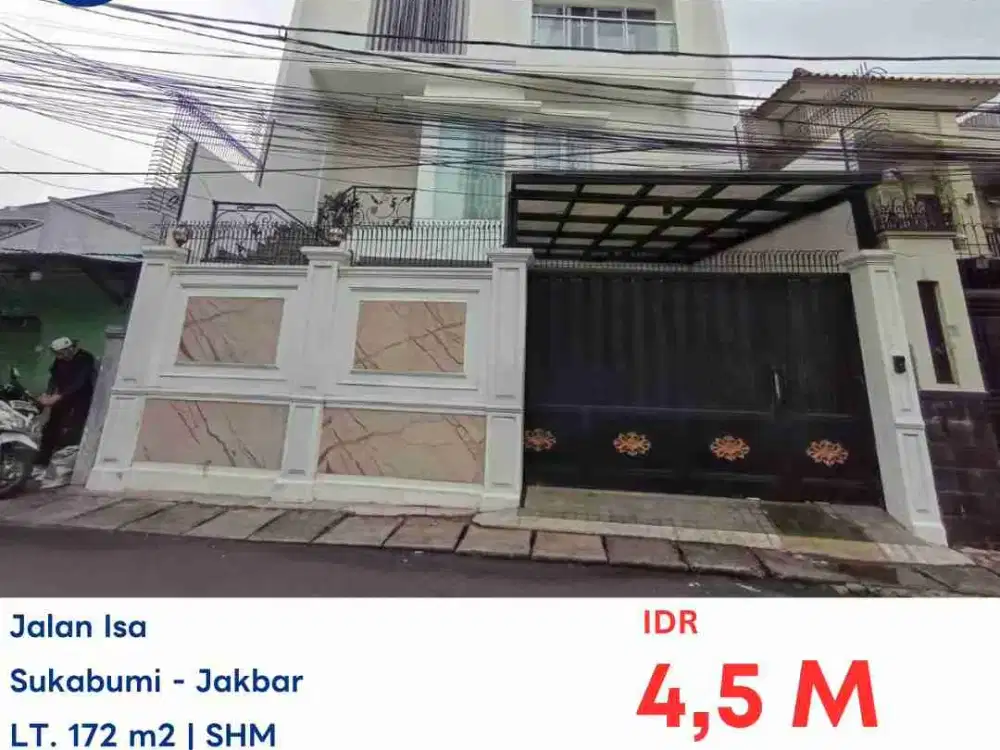 JUAL VIA AYDA RUMAH DI JL ISA SUKABUMI UTARA KEBON JERUK JAKARTA BARAT