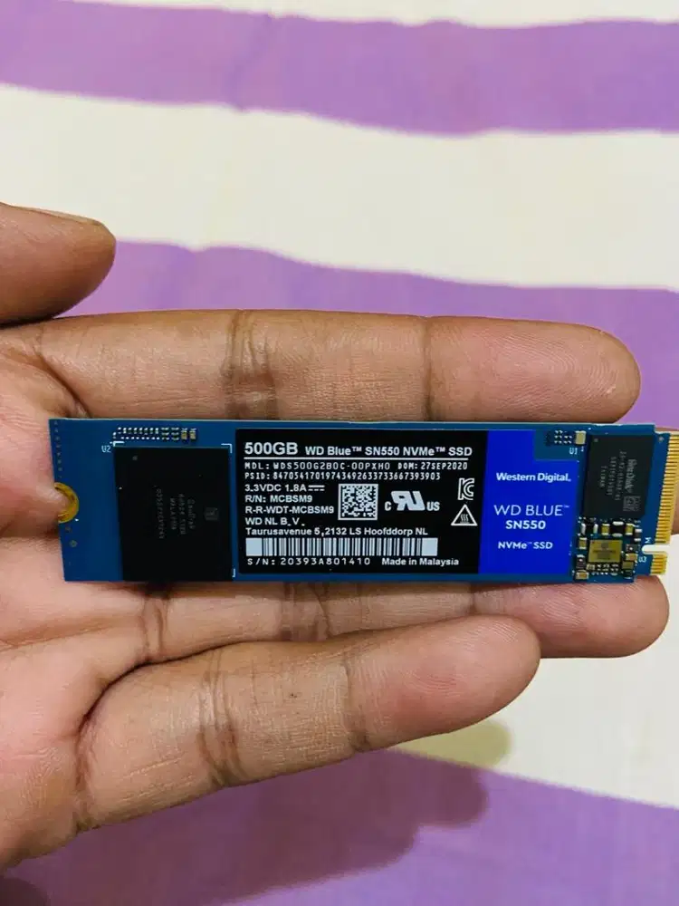 SSD 500 GB M2 NVMe WD Blue KONDISI 100/99%