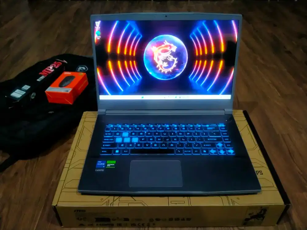 MSI THIN 15 B12UCX CORE i5 GEN 12 RTX 2050 GARANSI RESMI