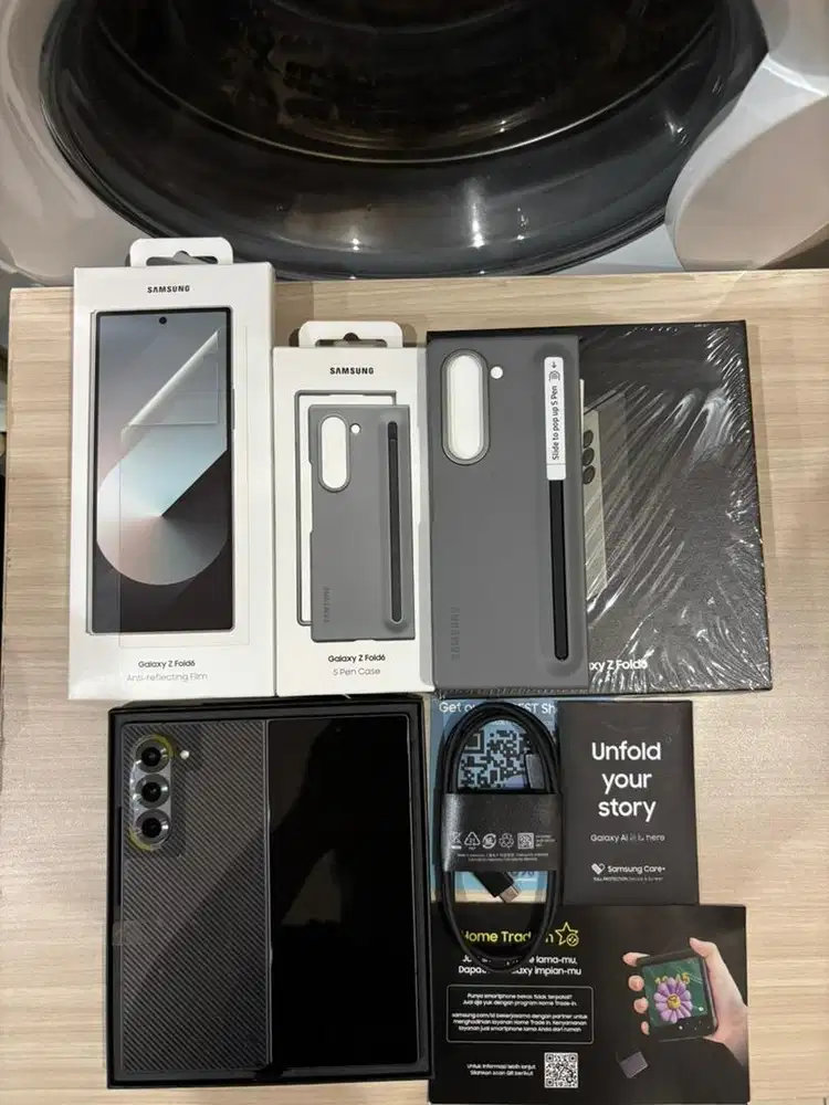 SAMSUNG ZFOLD 6 256 GB NEW MURAH WARNA HITAM CARBON