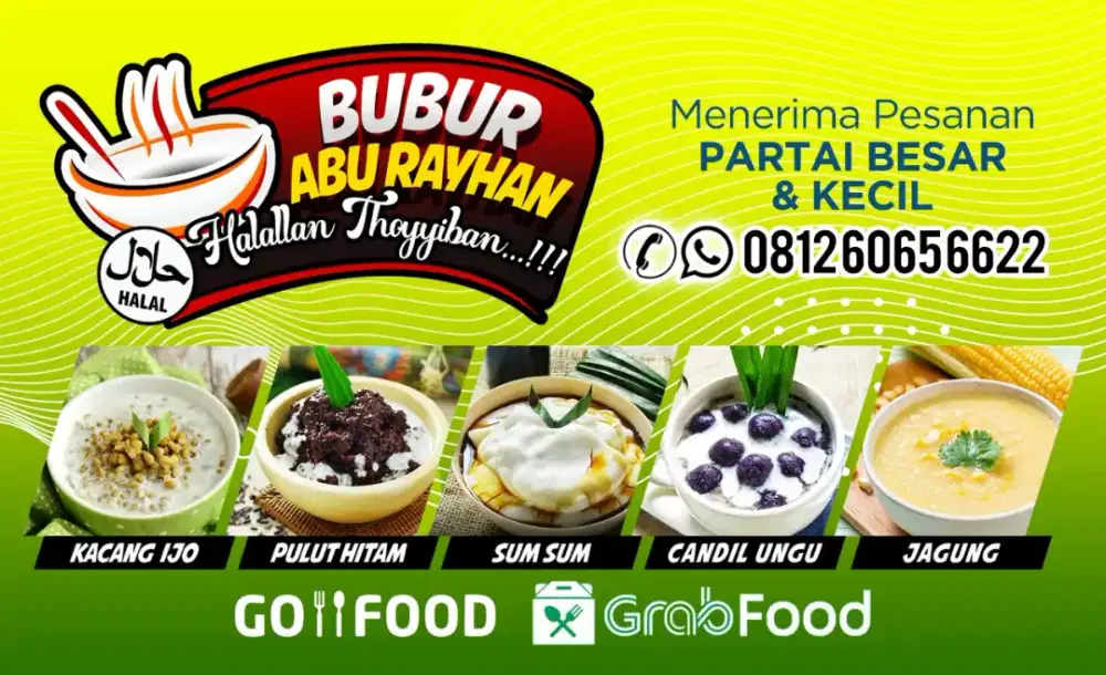 Bubur Abu Rayhan (dpan kantor BPJS karya) sejak 2015