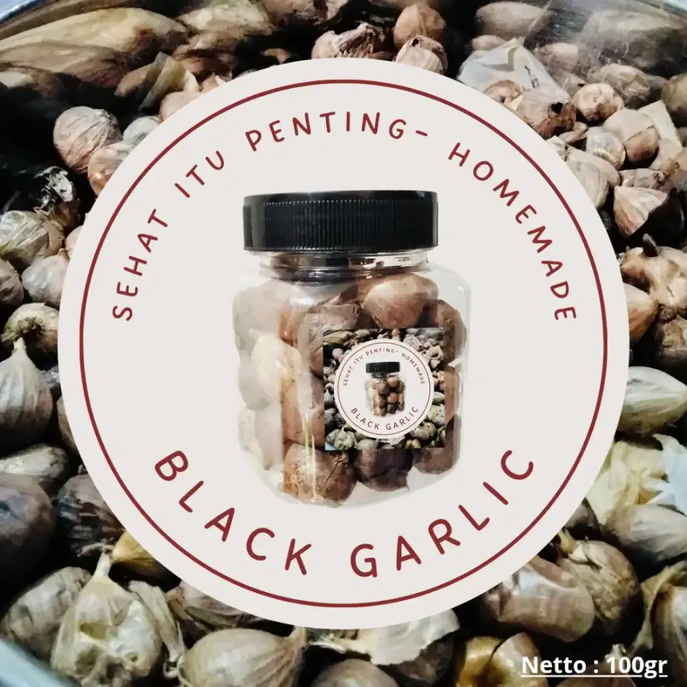 Bawang Hitam / Black garlic