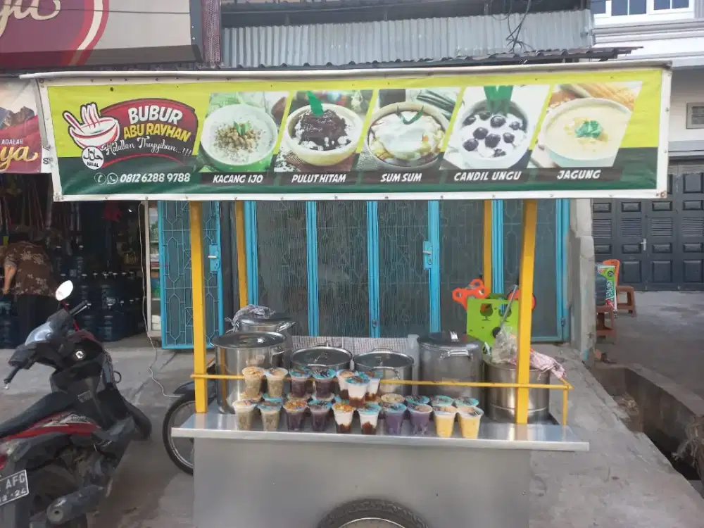 Bubur Abu Rayhan (dpan kantor BPJS karya) sejak 2015