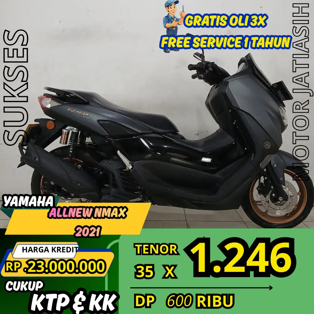 PROMO SPESIAL YAMAHA ALLNEWNMAX 2021 DP 600 RIBU RENDAH SYARAT KTP&KK
