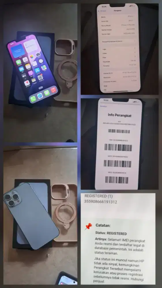 iphone 13promax 128 sinyal sudah aman pemkaaian lama