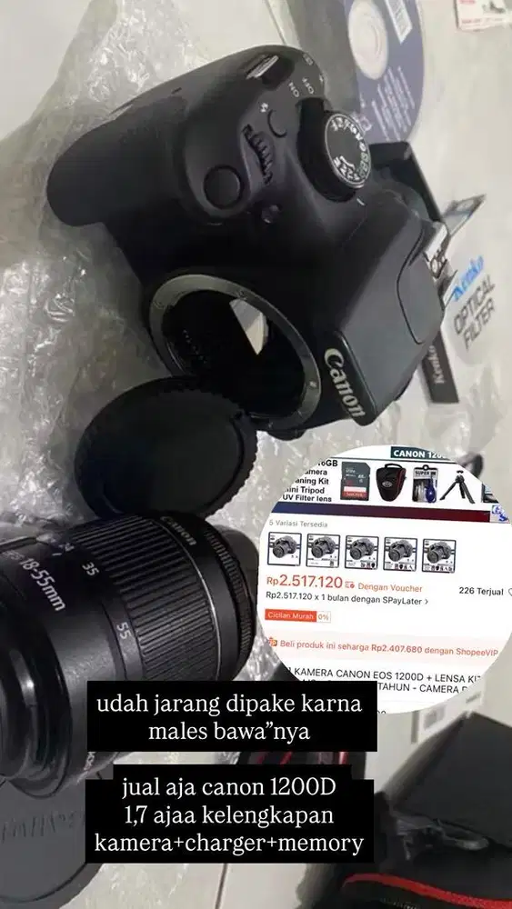 KAMERA CANON 1200D